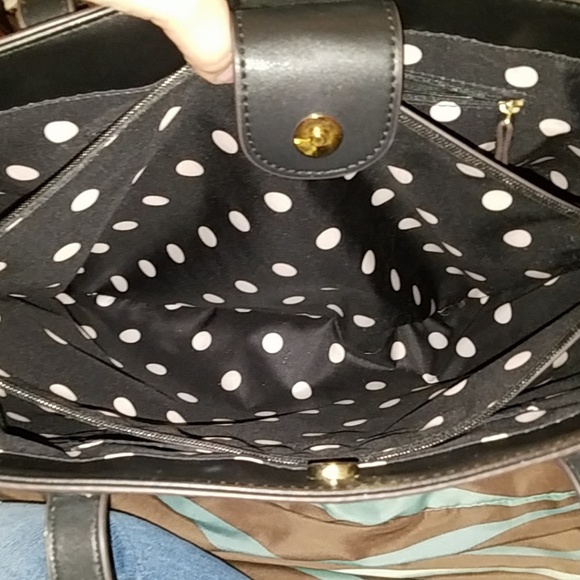 Anne Klein black tote - Picture 6 of 8